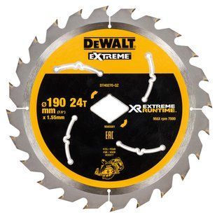 Диск пилковий XR FLEXVOLT EXTREME c ромбовидною посадкою DeWALT DT40270 1515034 фото