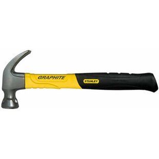 Молоток Graphite Curve Claw з вагою головки 450 г, з загнутим цвяходером STANLEY 1-51-505 1513351 фото