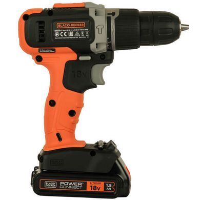 Дрель-шуруповерт ударная аккумуляторная BLACK+DECKER BCD003C1 1513112 фото