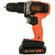 Дрель-шуруповерт ударная аккумуляторная BLACK+DECKER BCD003C1 1513112 фото 3
