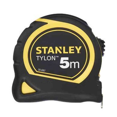 Рулетка вимірювальна Tylon &trade; довжиною 5 м, шириною 19 мм, в пластмасовому корпусі STANLEY 0-30-697 1514163 фото