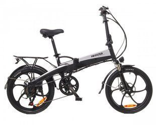 Электрический велосипед Maxxter 20" черно-серебристый - RUFFER (black-silver) 1512815 фото