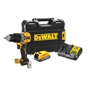 Дрель-шуруповерт аккумуляторная безщеточная ударная DeWALT DCD805E1T 1513165 фото
