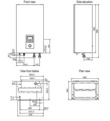 Тепловий насос Panasonic Aquarea High Performance H KIT-WC12H9E8 (Bi-Bloc, 12 кВт, 380 В) 1512666 фото