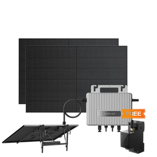 Комплект EcoFlow STREAM Microinverter/2*400W Rigid Solar Panel Combo/Розумний лічильник Smart Meter/Автоматичний сонячний трекер EcoFlow Single Axis Solar Tracker 1537673 фото