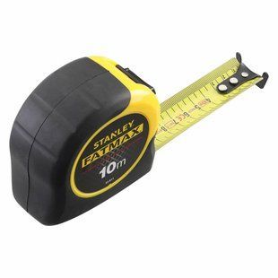 Рулетка вимірювальна FatMax Blade Armor довжина 10 м, ширина 32 мм в корпусі з АВС-пластика STANLEY 0-33-811 1514167 фото
