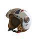 Мотошолом відкритий Beon B-110B FLAG SHINY WHITE/RED/BLUE (глянець білий/червоний/синій), розмір XL 1530058 фото 2