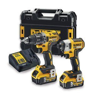 Набор из двух бесщеточных инструментов DeWALT DCK268P2T 1517552 фото