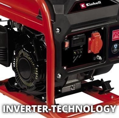 Генератор бензиновый инверторный Einhell TC-IG 1100, 1100Вт, 3600об/хв, 1х230В(1 фаза), 4.35А, бак 6.5л, 95дБ, ручной запуск, 20.6кг 1531555 фото