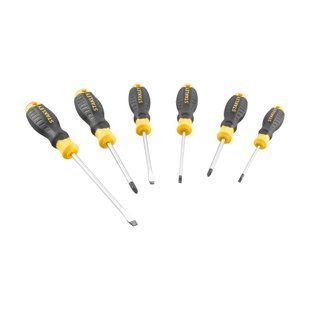 Набір з шести викруток CushionGrip STANLEY STHT16165-0 1513570 фото