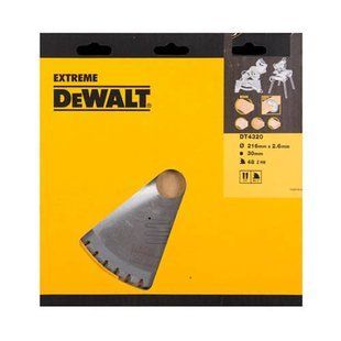 Диск пилковий EXTREME WORKSHOP DeWALT DT4320 1515055 фото
