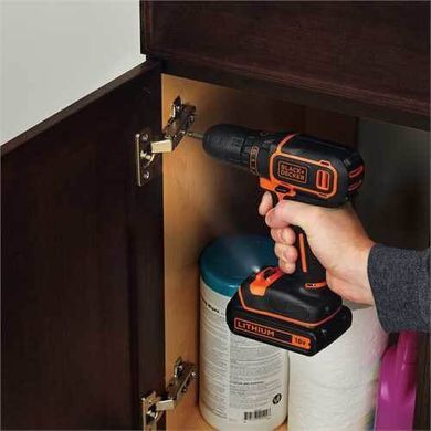 Дриль-шурупокрут акумуляторний BLACK+DECKER BDCDD186KB 1513122 фото