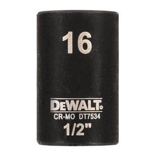 Головка торцевая ударная короткая IMPACT DeWALT DT7534 1515607 фото