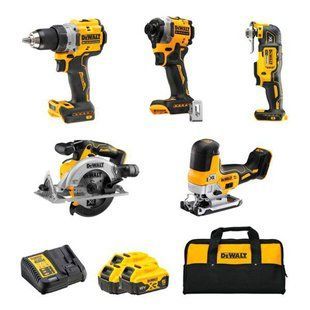 Набір з п&rsquo;яти інструментів акумуляторних DeWALT DCK502P3 1517558 фото