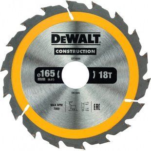 Диск пилковий CONSTRUCTION DeWALT DT1936 1515009 фото