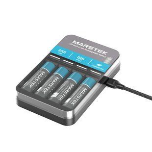 Набір акумуляторів MARSTEK Ultra Rechargeable Li-ion Battery Kit - AA (3900 мВт&sdot;год) 1540532 фото