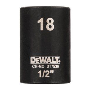 Головка торцевая ударная короткая IMPACT DeWALT DT7536 1515609 фото