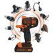 Аккумуляторный многофункциональный инструмент BLACK+DECKER MT218K 1512926 фото 5