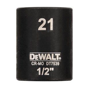 Головка торцевая ударная короткая IMPACT DeWALT DT7539 1515612 фото