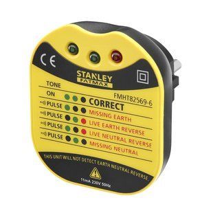 Тестер розеток настінний STANLEY FMHT82569-6 1517462 фото