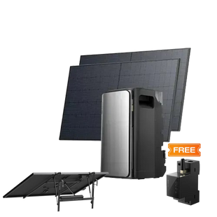 Комплект EcoFlow STREAM ULTRA/Solar Panel 2*400/Солнечный трекер EcoFlow Single Axis Solar Tracker/Умный счетчик Smart Meter 1537685 фото