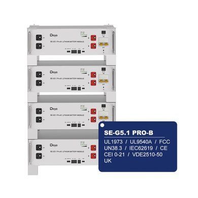 Аккумуляторная батарея Deye SE-G5.1 Pro-B LiFePO4 51,2V 100Ah 1540338 фото