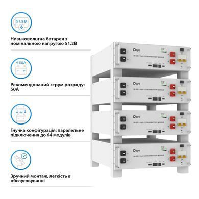 Аккумуляторная батарея Deye SE-G5.1 Pro-B LiFePO4 51,2V 100Ah 1540338 фото