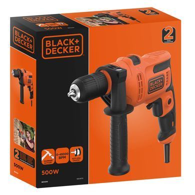 Дриль мережевий ударний BLACK+DECKER BEH200 1513180 фото