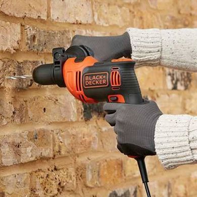 Дриль мережевий ударний BLACK+DECKER BEH550K 1513182 фото