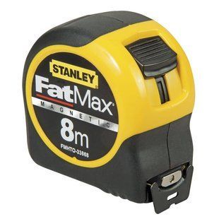 Рулетка вимірювальна FatMax Blade Armor довжиною 8 м, шириною 32 мм, магнітна STANLEY FMHT0-33868 1514184 фото