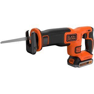Пила сабельная аккумуляторная BLACK+DECKER BDCR18E1 1514790 фото
