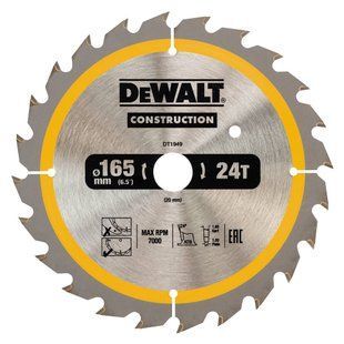 Диск пильний CONSTRUCTION DeWALT DT1949 1515019 фото