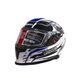 Мотошолом інтеграл Beon B-503 SINGLE VISOR ANGLE TEAR SHINY WHITE/BLUE (глянець білий/синій), розмір L 1530080 фото 3