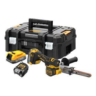 Напилок стрічковий акумуляторний безщітковий DeWALT DCM200E2T 1514955 фото
