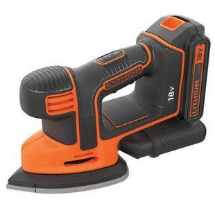Шліфмашина вібраційна акумуляторна BLACK+DECKER BDCDS18 1514941 фото
