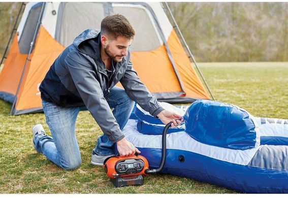 Компресор автомобільний акумуляторний BLACK+DECKER BDCINF18N 1512941 фото