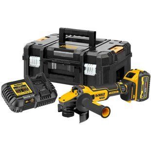 Шліфмашина кутова - болгарка акумуляторна безщіткова DeWALT DCG409VST1 1514905 фото