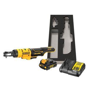 Гайкокрут кутовий - ключ-храповик акумуляторний безщітковий DeWALT DCF504L1G 1513064 фото