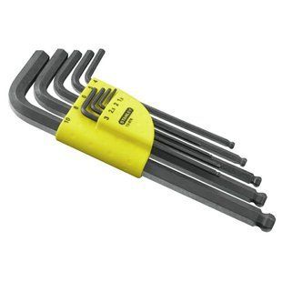 Набір з дев&rsquo;яти шестигранних метричних ключів STANLEY 1-13-976 1514400 фото