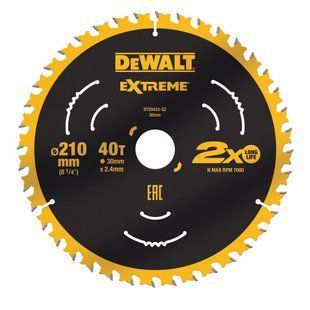 Диск пилковий EXTREME DeWALT DT20433 1515033 фото