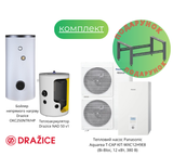 Пакетна пропозиція Panasonic Aquarea T-CAP KIT-WXC12H9E8 (Bi-Bloc, 12 кВт, 380 В)+ Drazice OKC250 NTR/HP + Теплоакумулятор Drazice NAD 50 v1 1512707 фото