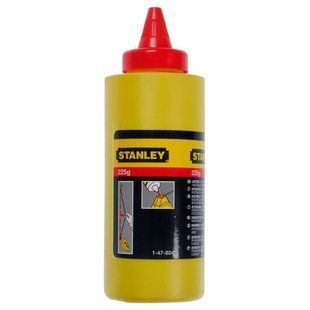 Порошок меловой красного цвета, для смываемых внешних работ STANLEY 1-47-804 1516241 фото
