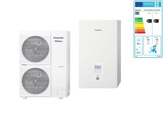 Пакетна пропозиція Panasonic Aquarea T-CAP KIT-WXC16H9E8 (Bi-Bloc, 16 кВт, 380 В) + Теплоакумулятор Drazice NAD 100 v1 + Бойлер Drazice OKC300NTR/HP 1512708 фото